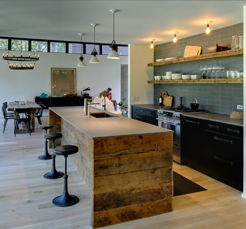 Kitchen_Reclaimed Island